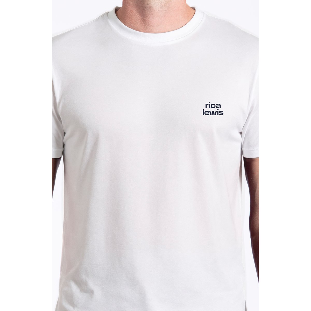 T-shirt Essentiel en coton SIGNAT6 blanc, RICA LEWIS