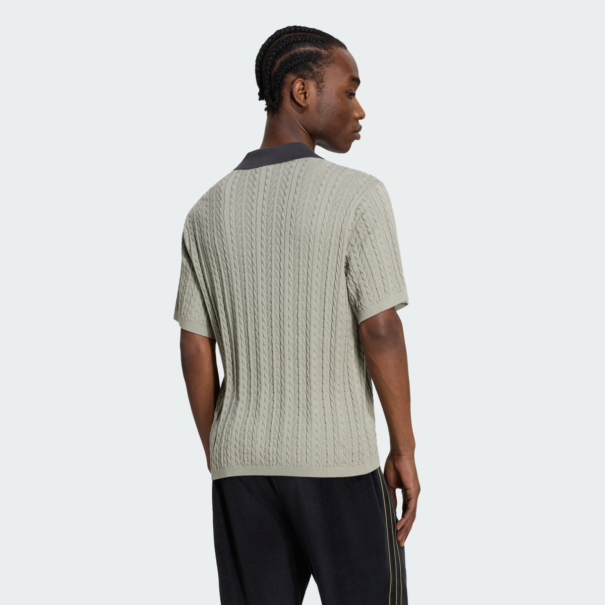 Maillot De Football En Maille Torsadée Maillot De Football En Maille Torsadée silver pebble, adidas Originals