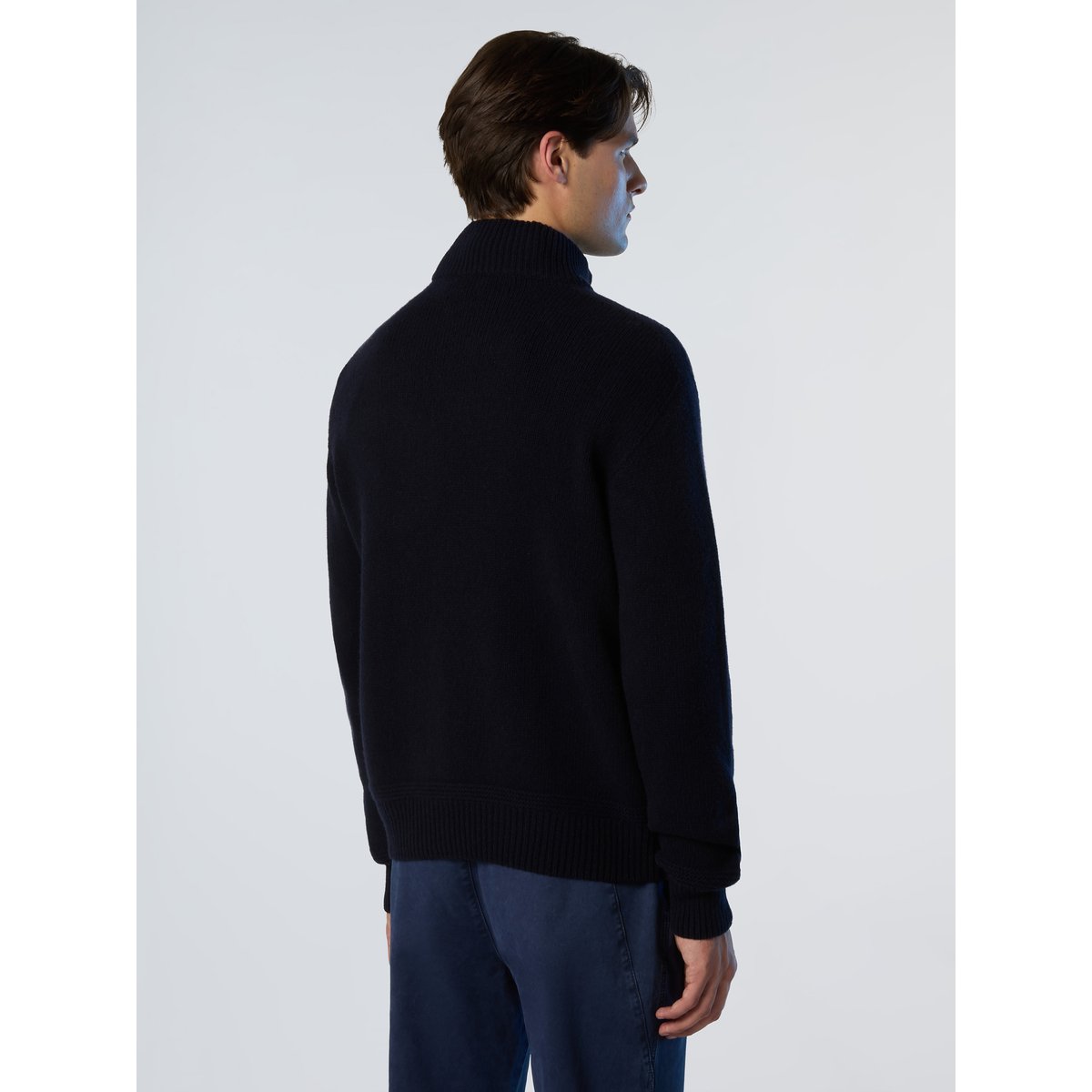 Archive Pull boutonné sur le devant bleu marine, NORTH SAILS