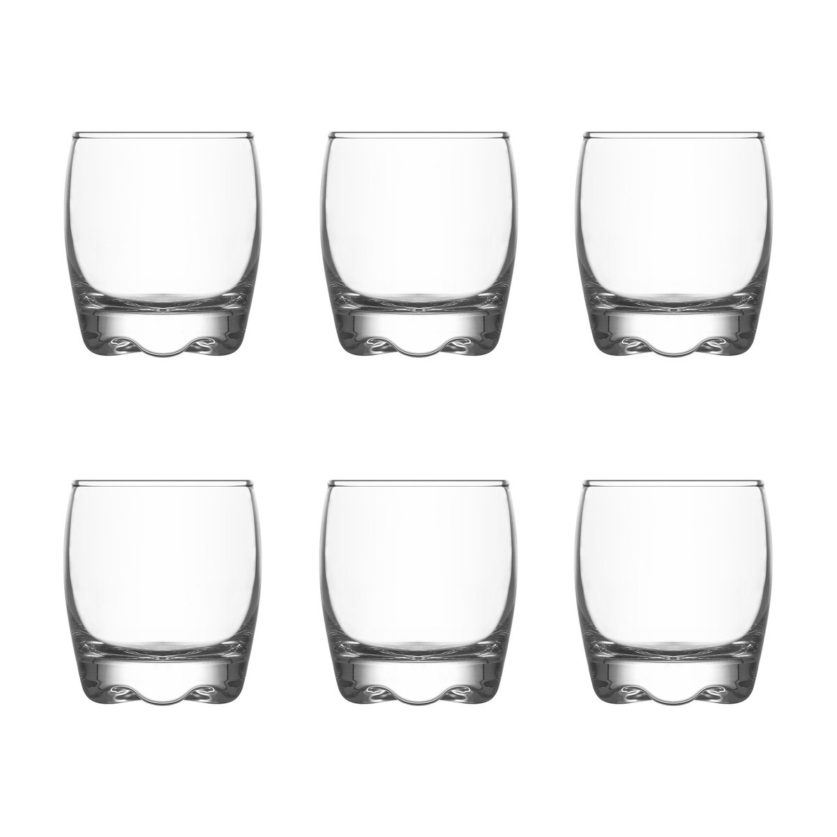 Lot de 6 verrines en verre 8cl, INVITATION transparent, NOVASTYL