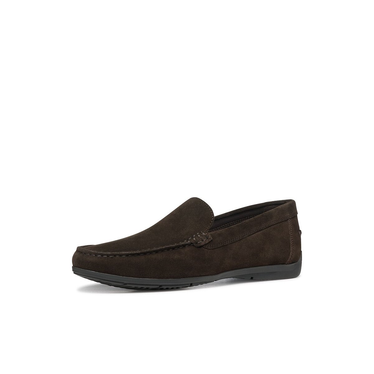 Siron Suede Loafers dark brown, GEOX