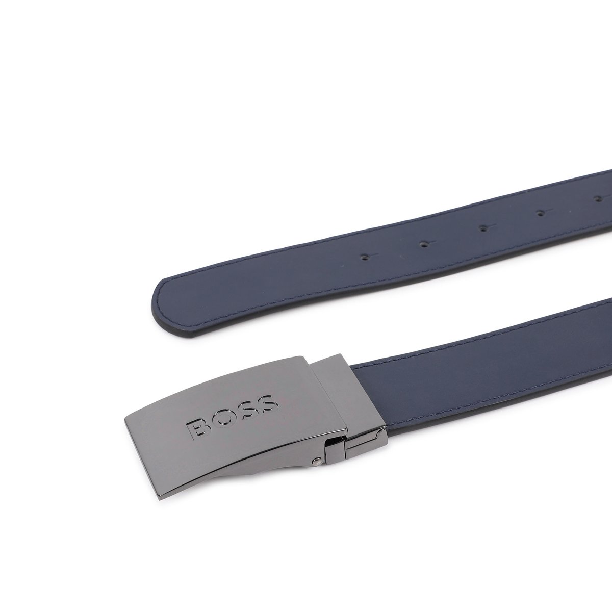 Ceinture réversible black, BOSS KIDSWEAR