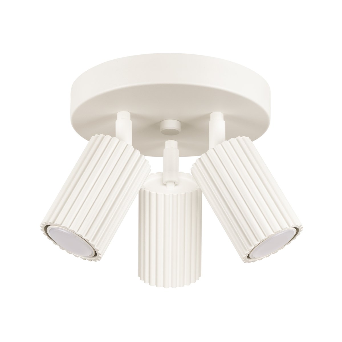 Plafonnier Aluminium Beige GU10 3 Karbon beige, EDEN