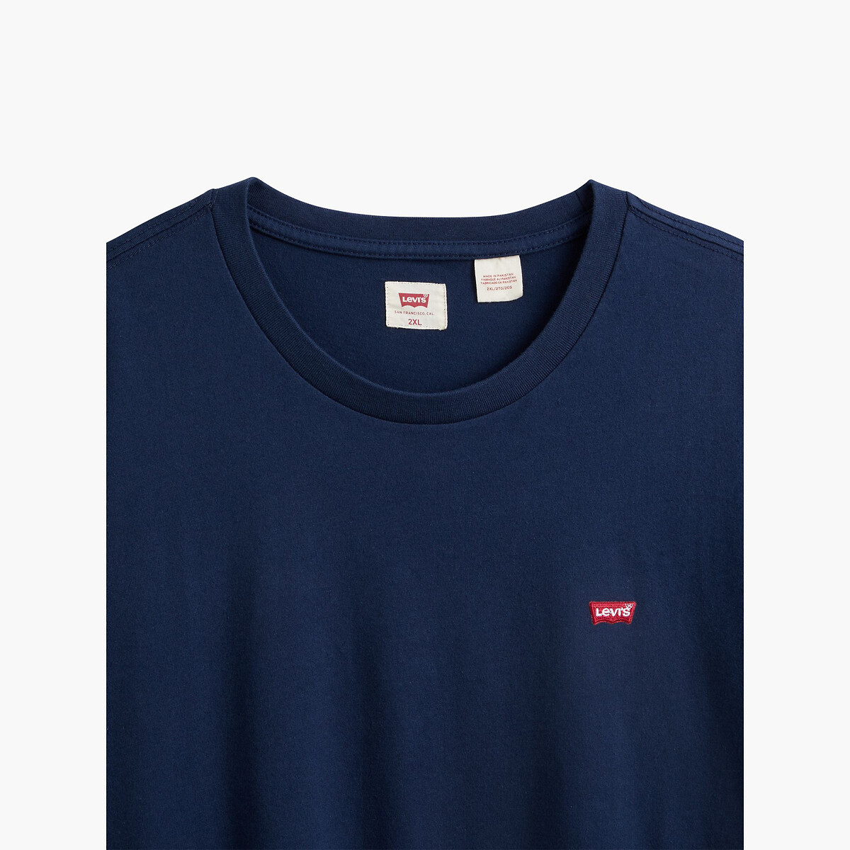 T-shirt col rond logo Chesthit Big and Tall bleu marine, LEVIS BIG & TALL
