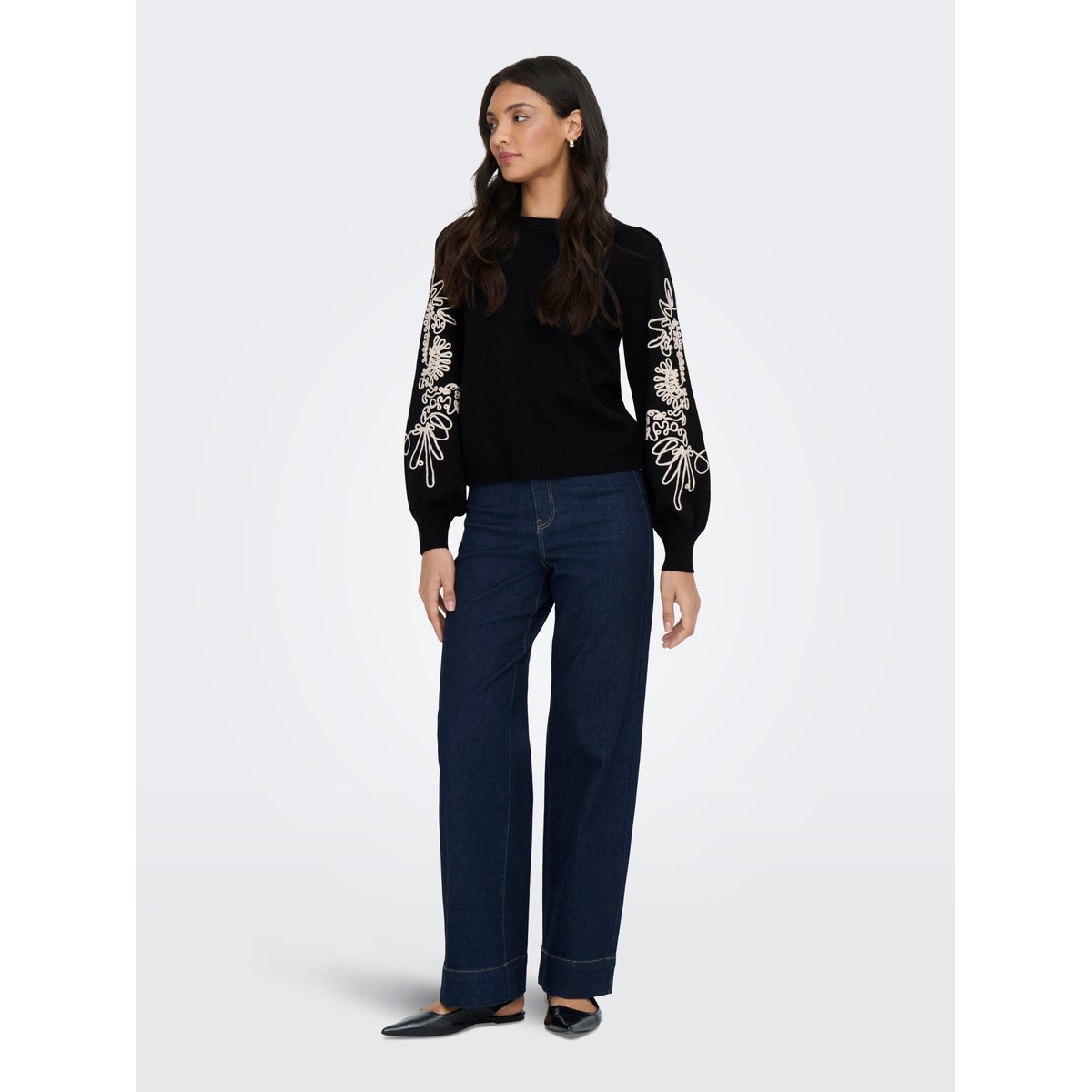 Pull En Maille noire - black, ONLY