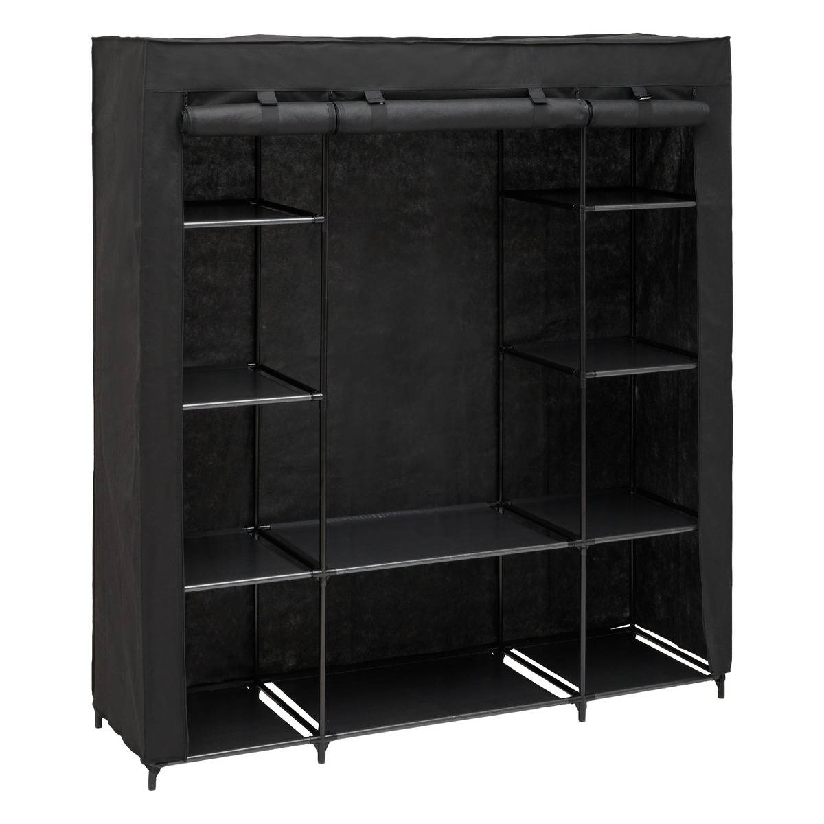 Penderie rectangulaire DRESSY noir, 5FIVE SIMPLY SMART