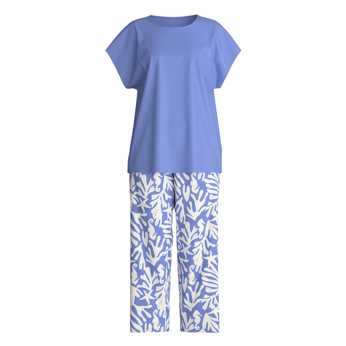 7/8 - Pyjama manches courtes Coton COTTON SPECIAL bijou persan, CALIDA