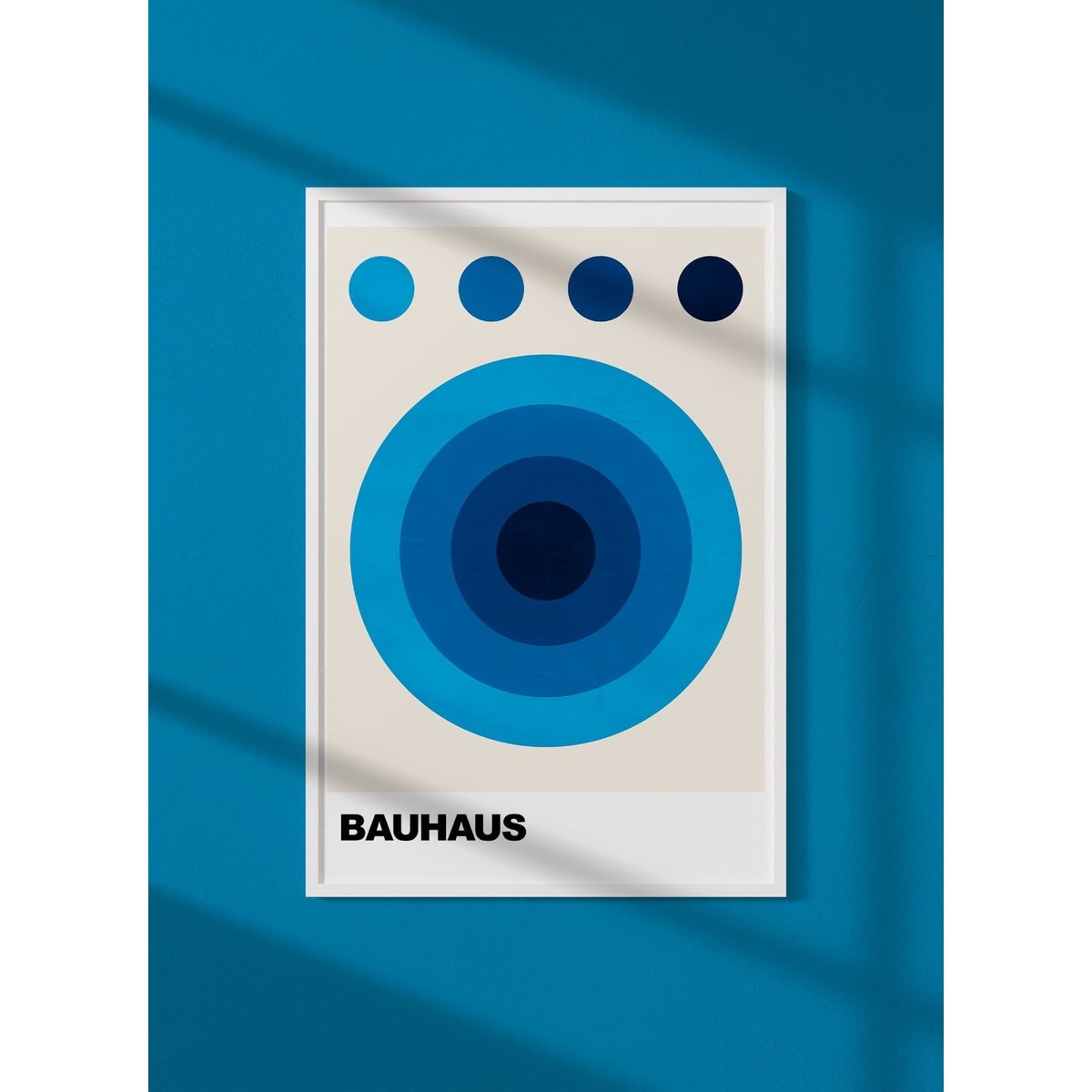 Affiche Bauhaus 37 blanc, L'AFFICHERIE