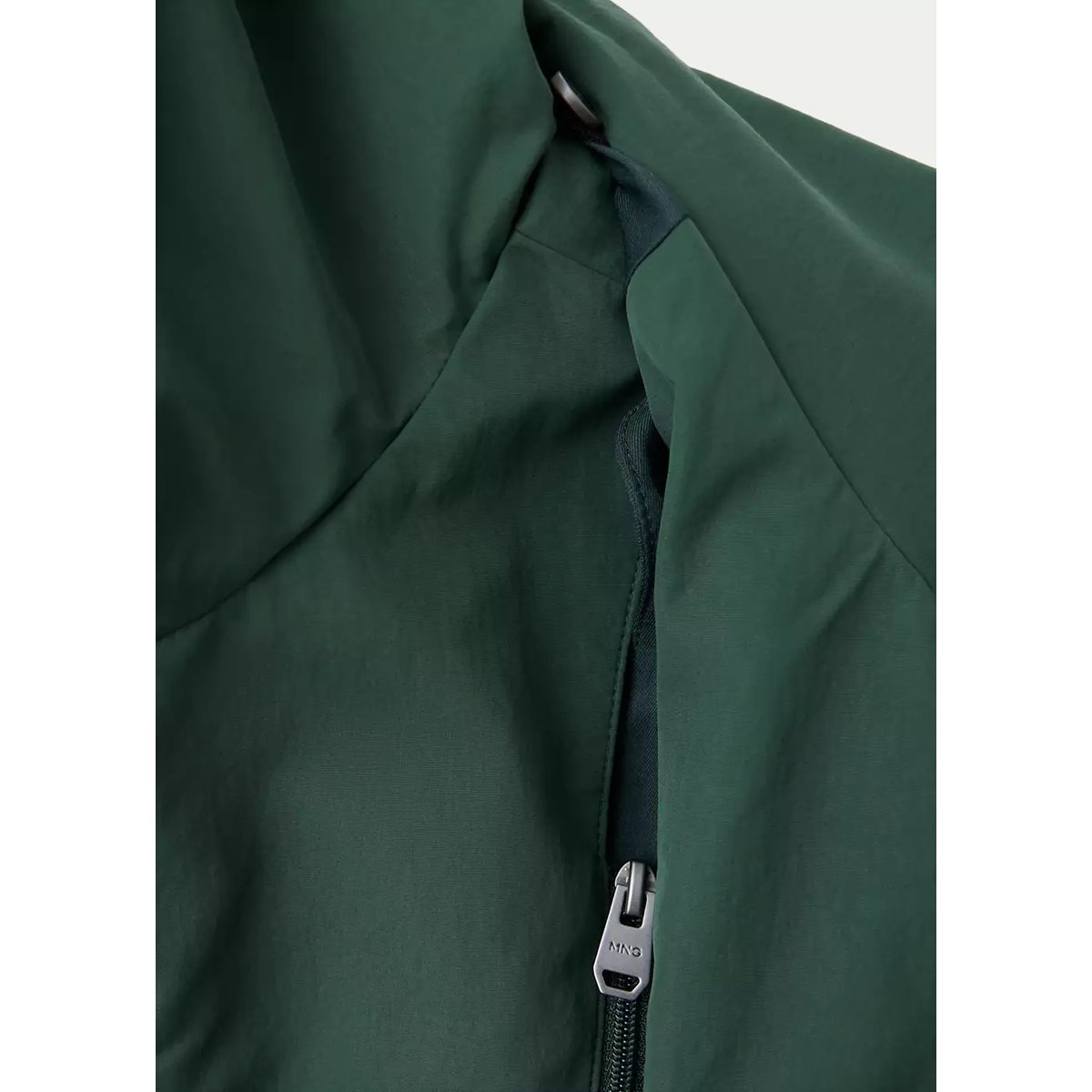 Veste imperméable à poches vert billard, MANGO MAN
