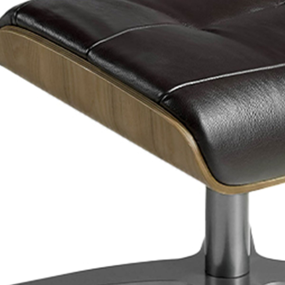 Repose pieds en cuir marron | noyer | gris foncé, ANGEL CERDA