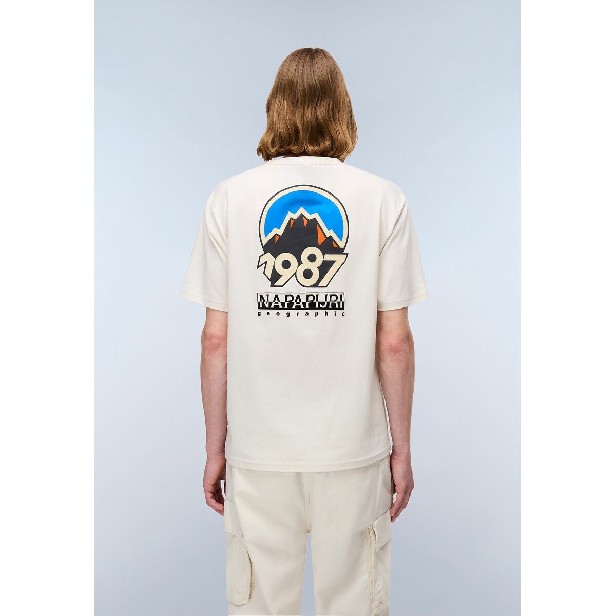T-shirt manches courtes Montepiana beige, NAPAPIJRI