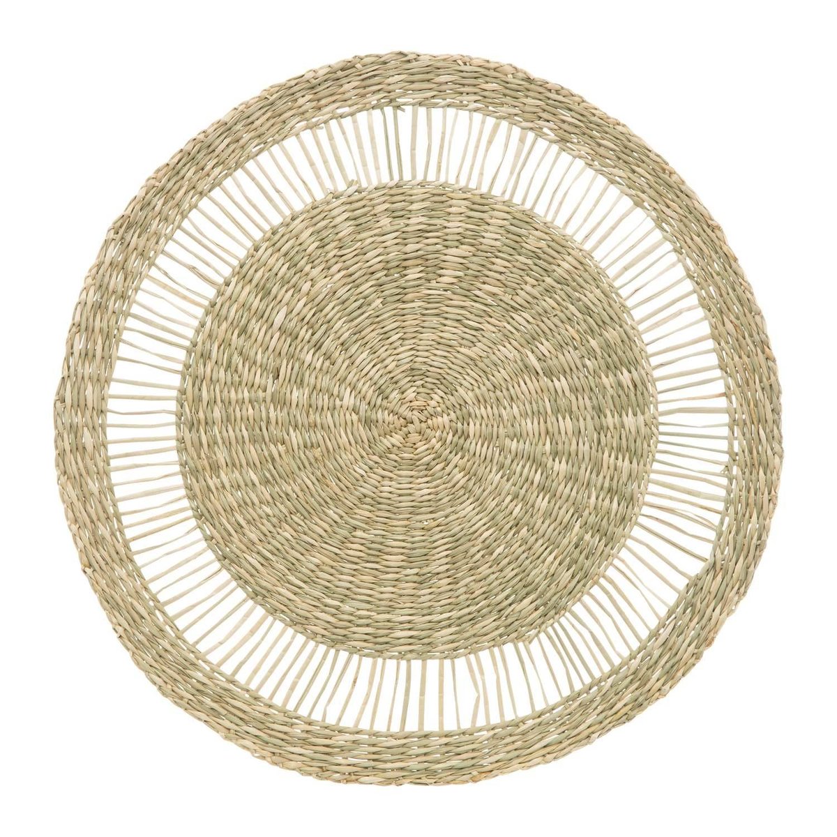 Set de table rond en roseau tressé SPRING WATER beige, SECRET DE GOURMET