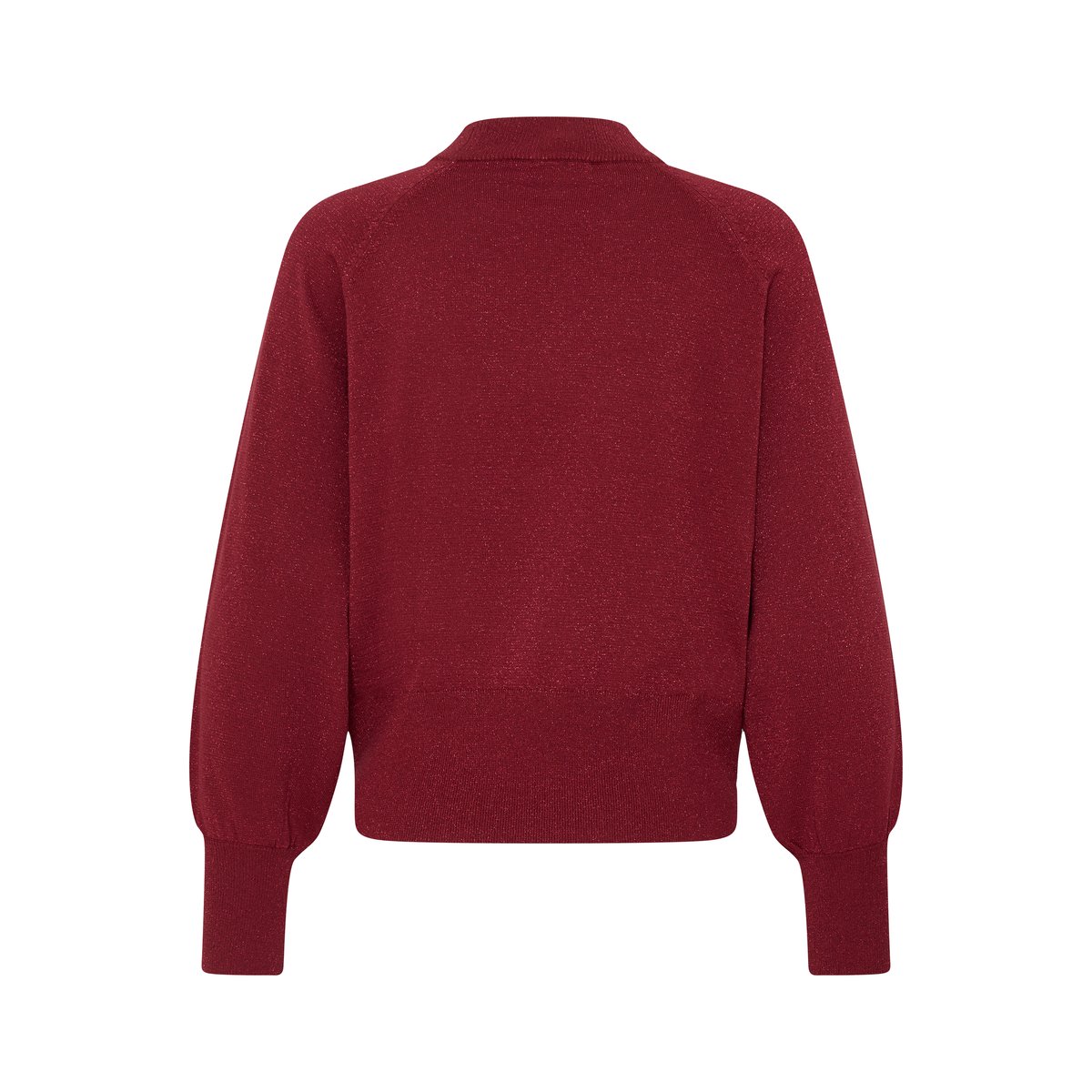 Pull en maille manches longues rouge sun-dried tomato, B.YOUNG