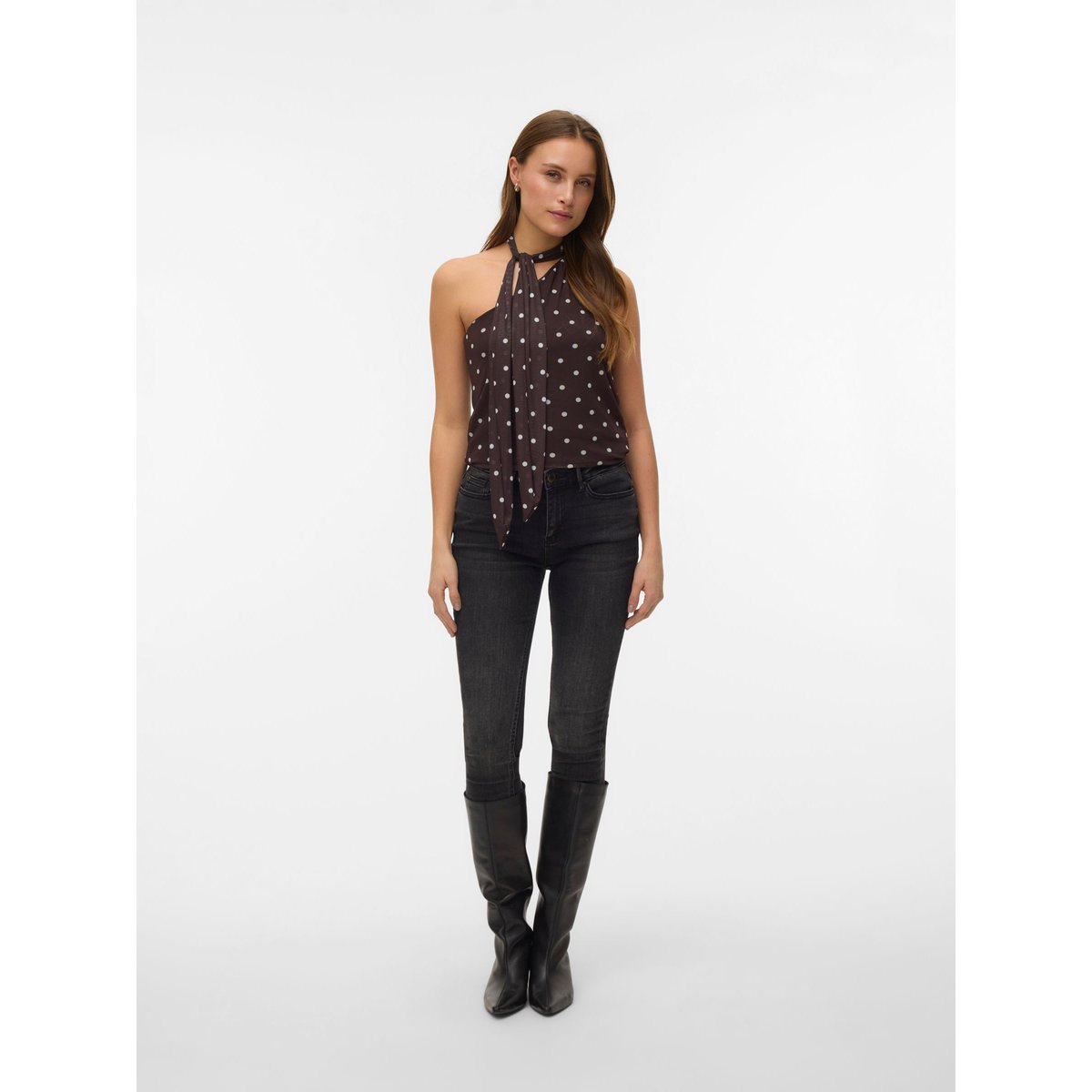 Top marron - chocolate torte 1, VERO MODA