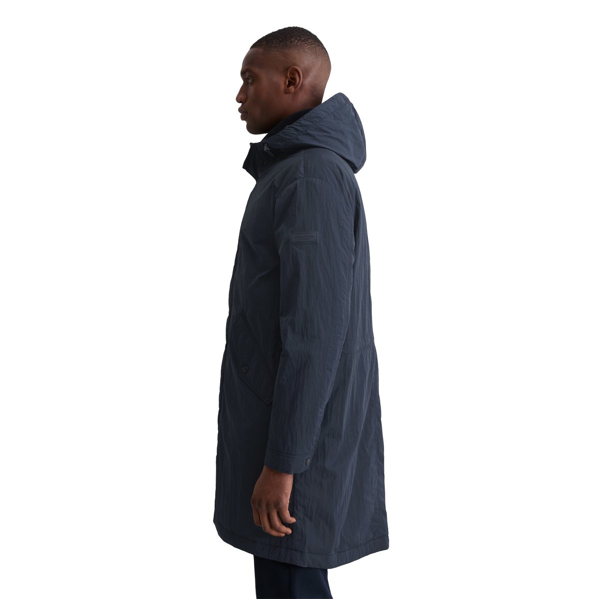 Parka regular avec un léger rembourrage bleu foncé, MARC O'POLO