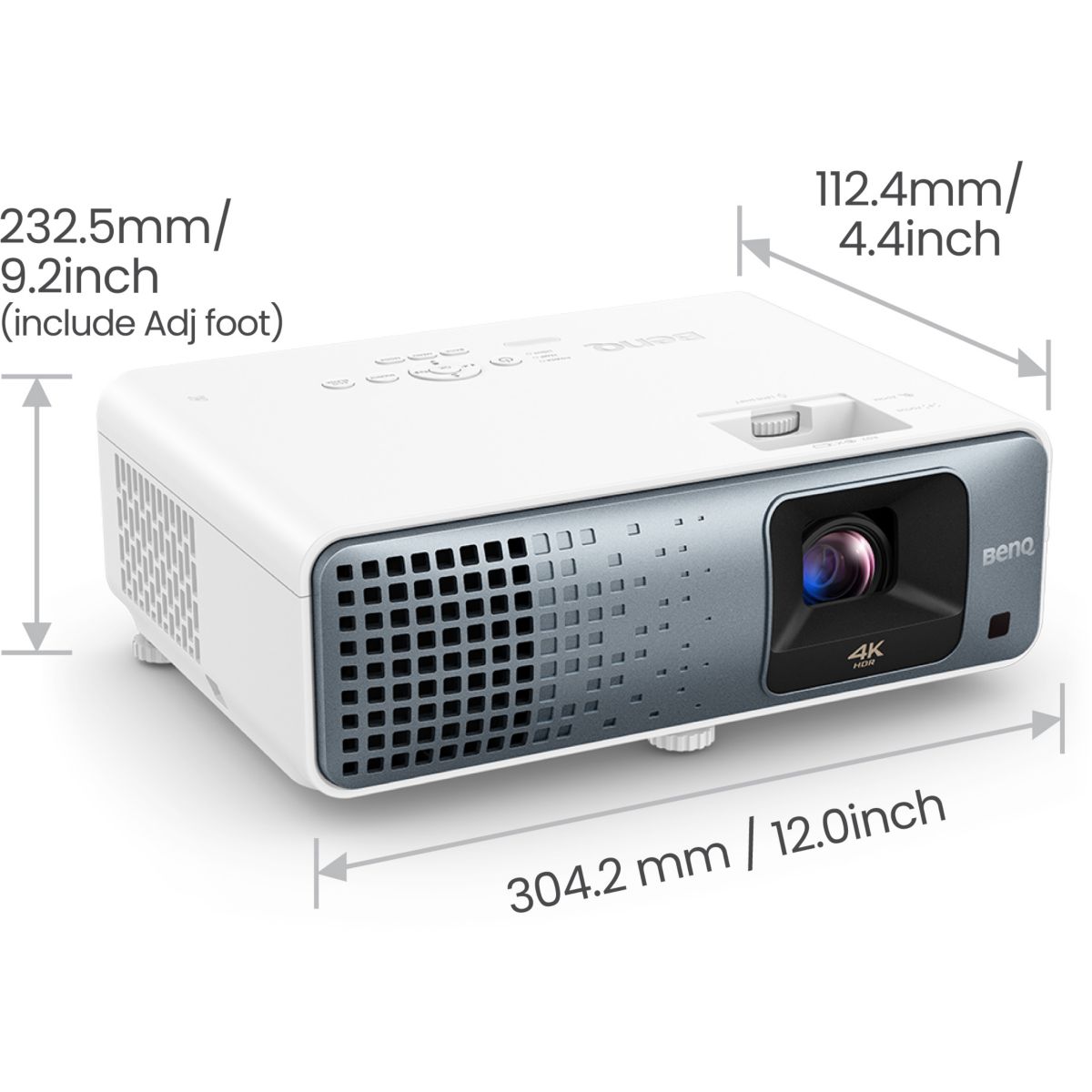 Vidéoprojecteur home cinéma TK710 blanc, BENQ