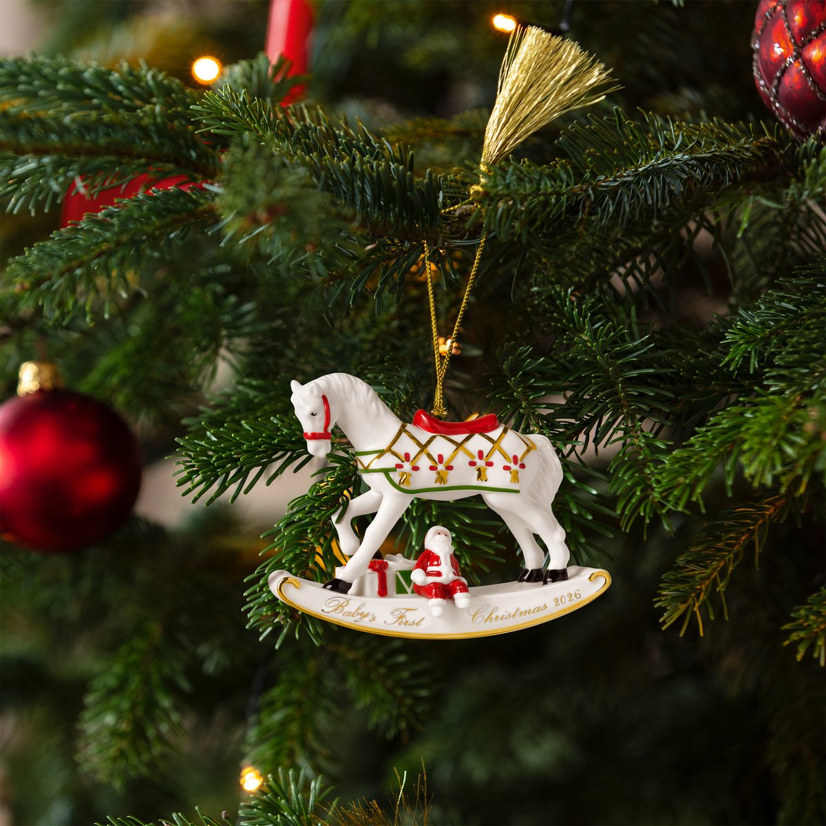 Ornement Cheval À Bascule 2026 CHRISTMAS CLASSICS couleur unique, VILLEROY & BOCH