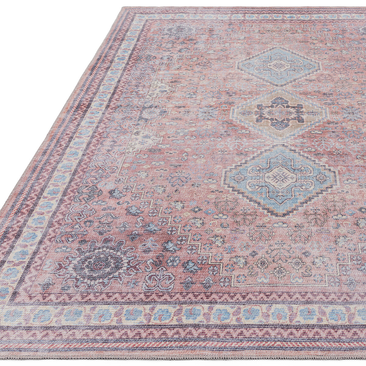 Timeless Vintage Style Flatweave Rug red, ÉDITÉ