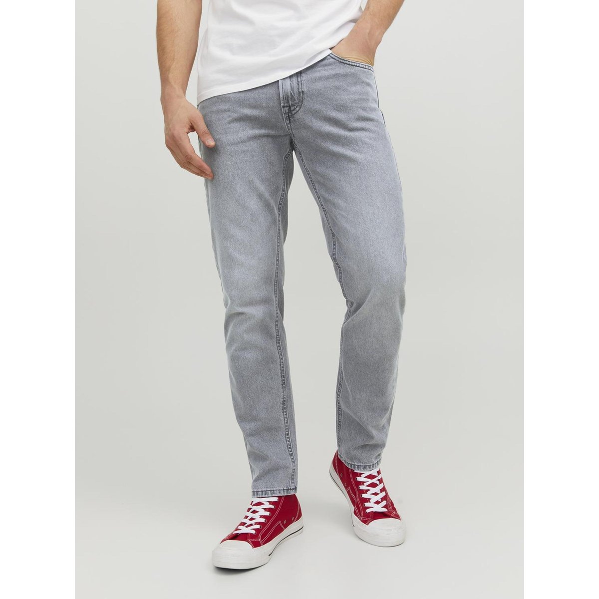 Jean Coupe Tapered grey denim, JACK & JONES