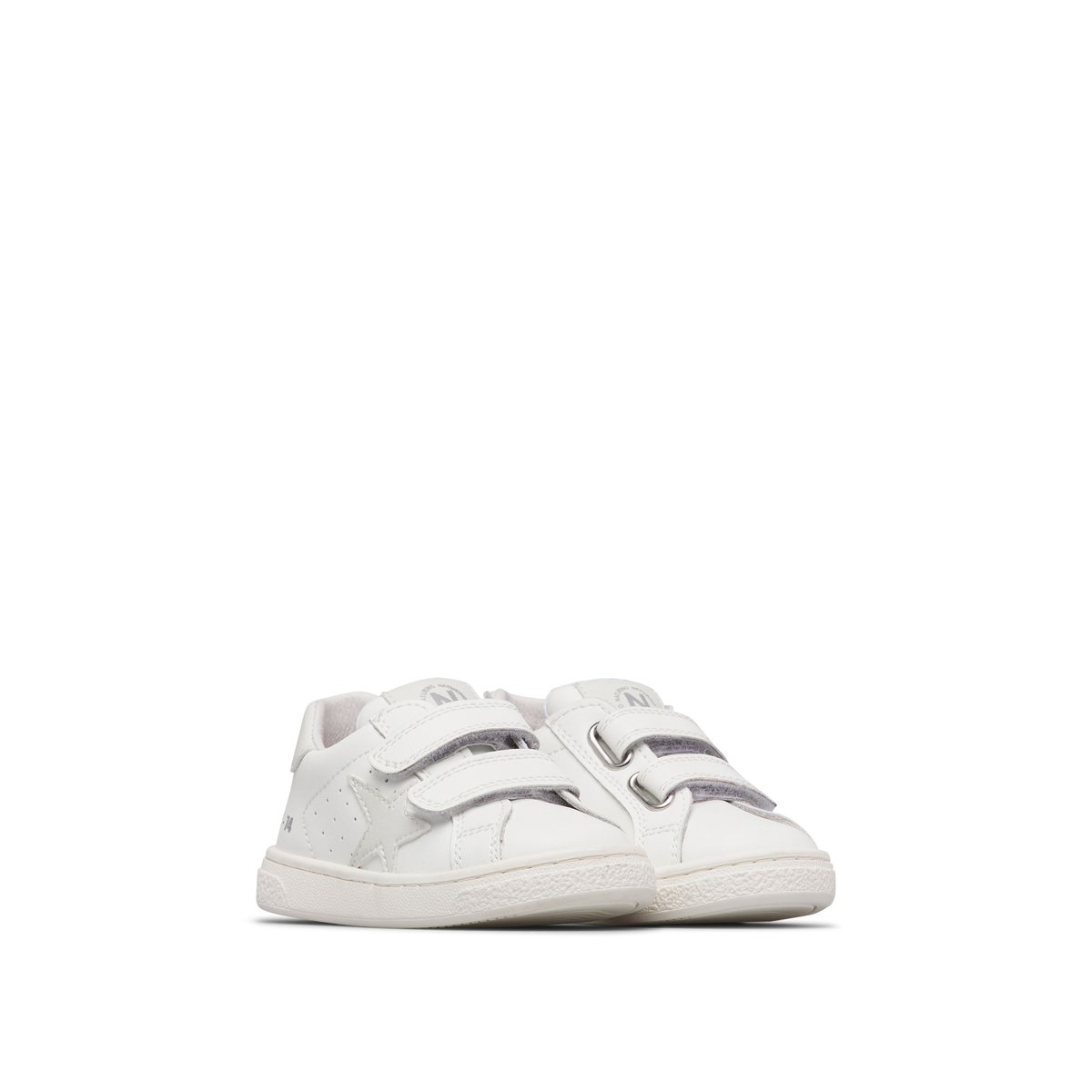 Baskets en cuir PINN VL. blanc-, NATURINO