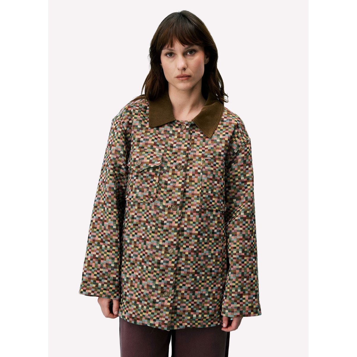 Veste en coton OENEIS multicolore, FRNCH