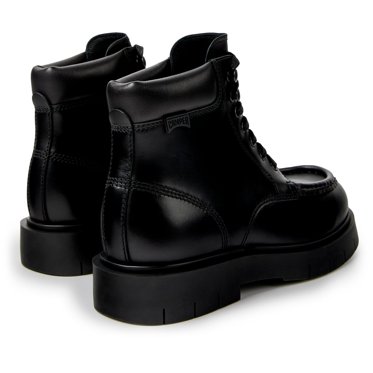 Bottines acets Alaro Smooth Leather noir 002, CAMPER