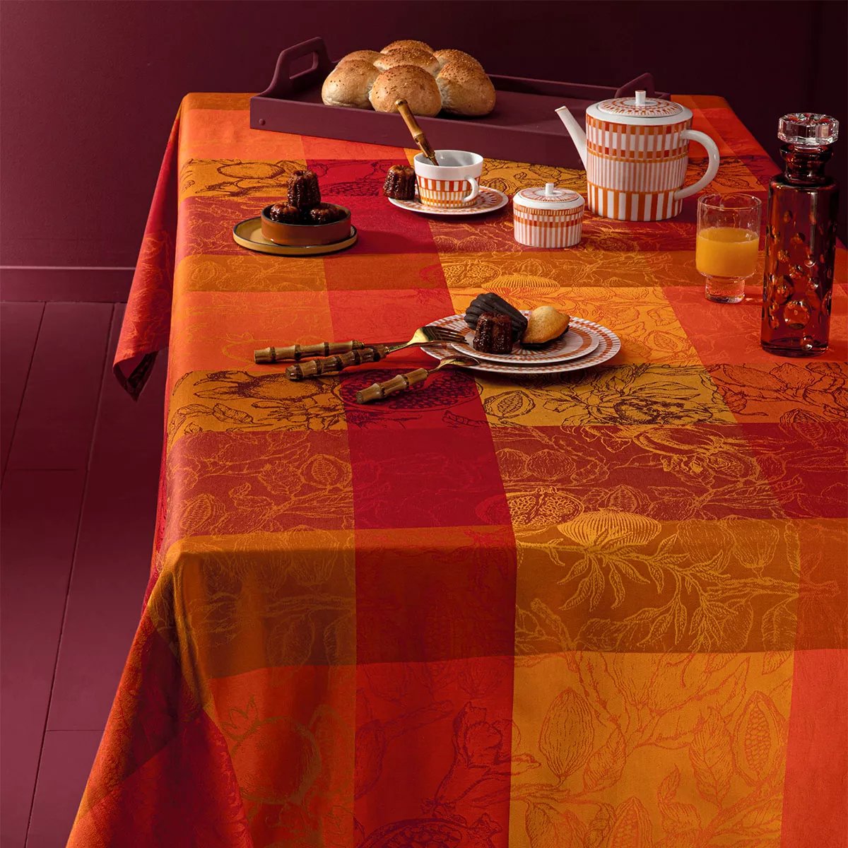 Set pur coton MILLE SENTEURS epices, GARNIER THIEBAUT