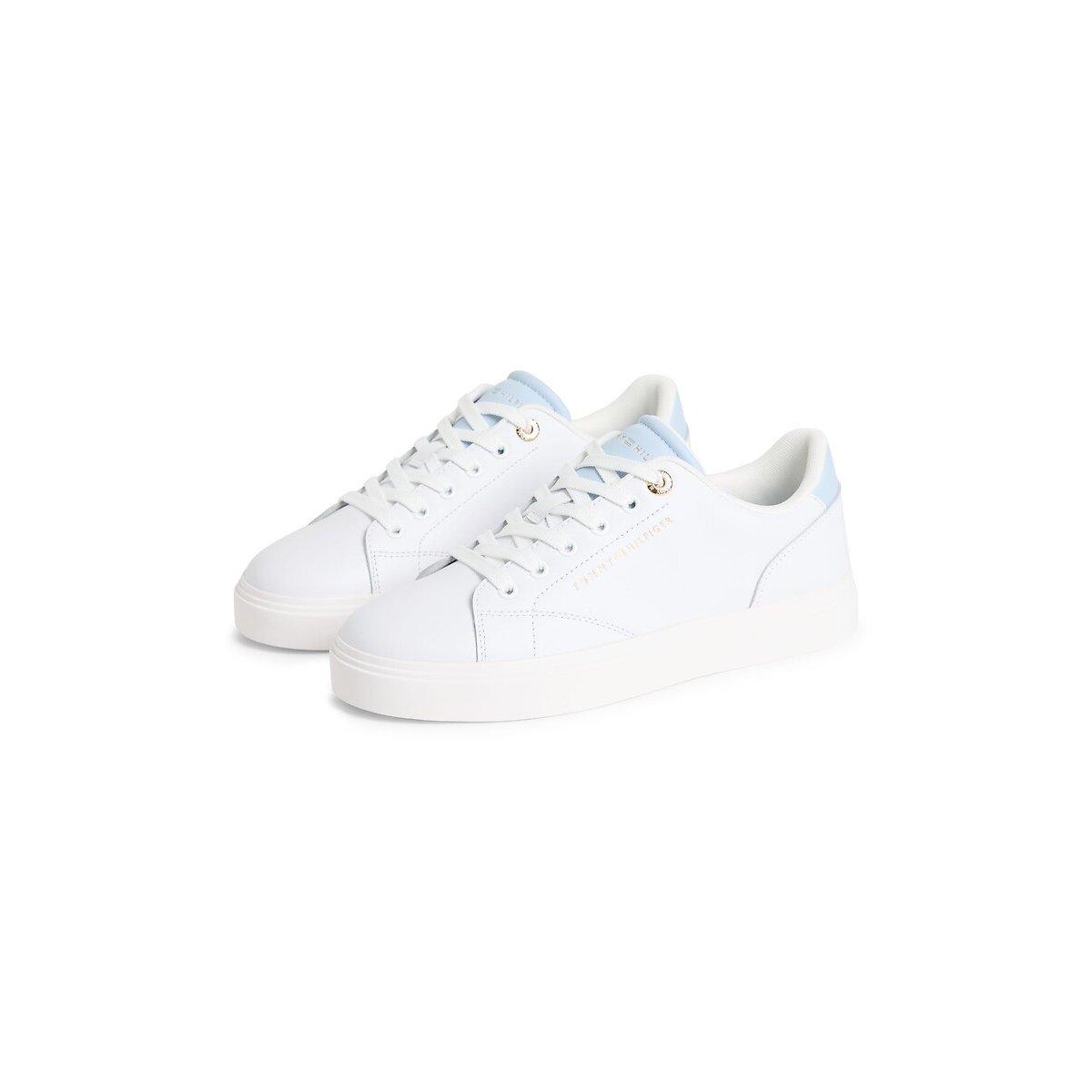 Baskets FEMININE CUSPOLE blanc/bleu ciel, TOMMY HILFIGER