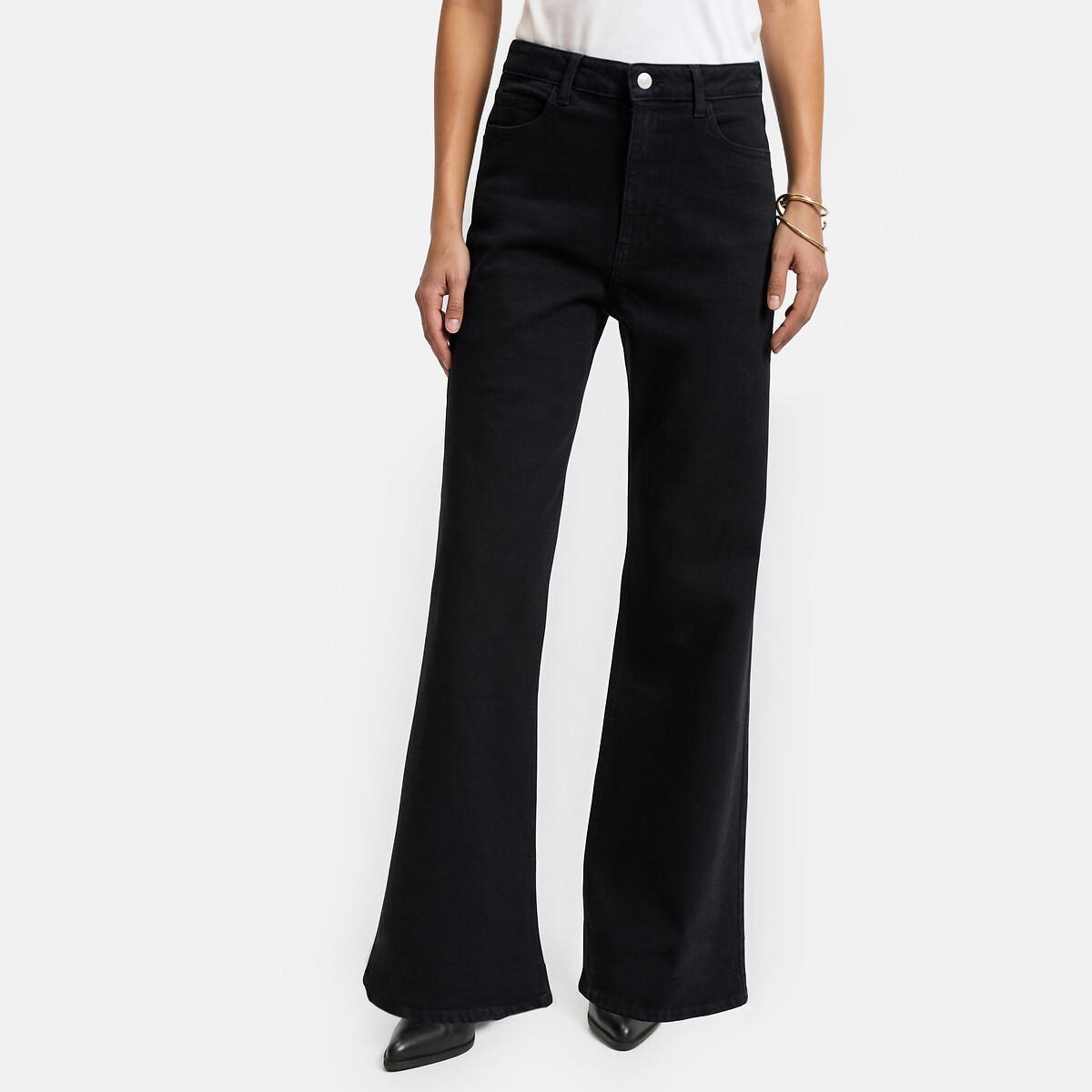 Jean bootcut noir lavé, LA REDOUTE COLLECTIONS