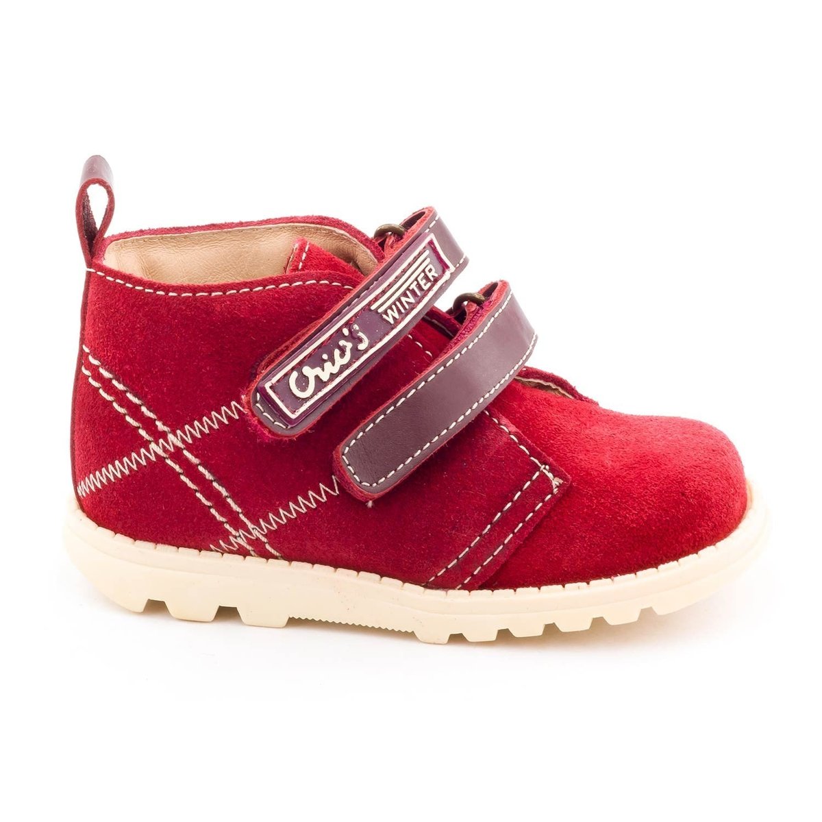 Boni Paul - bottines bébé garçon rouge, BONI&SIDONIE