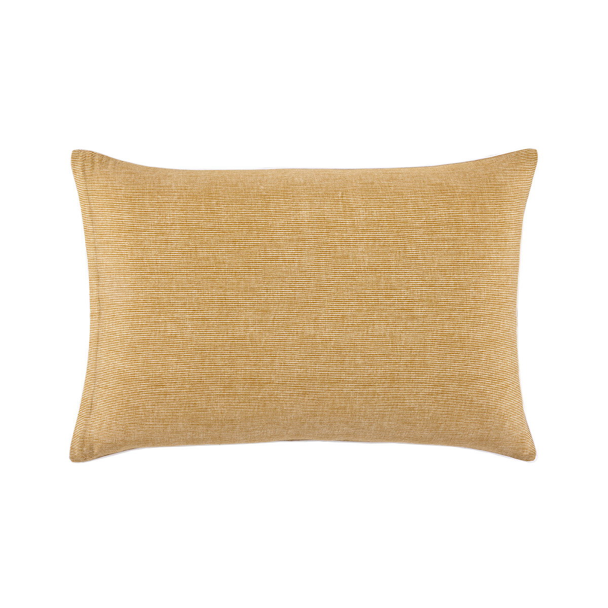 Taie d'oreiller en satin de coton lavé multicouleurs, SPENCER a motif, DESFORGES