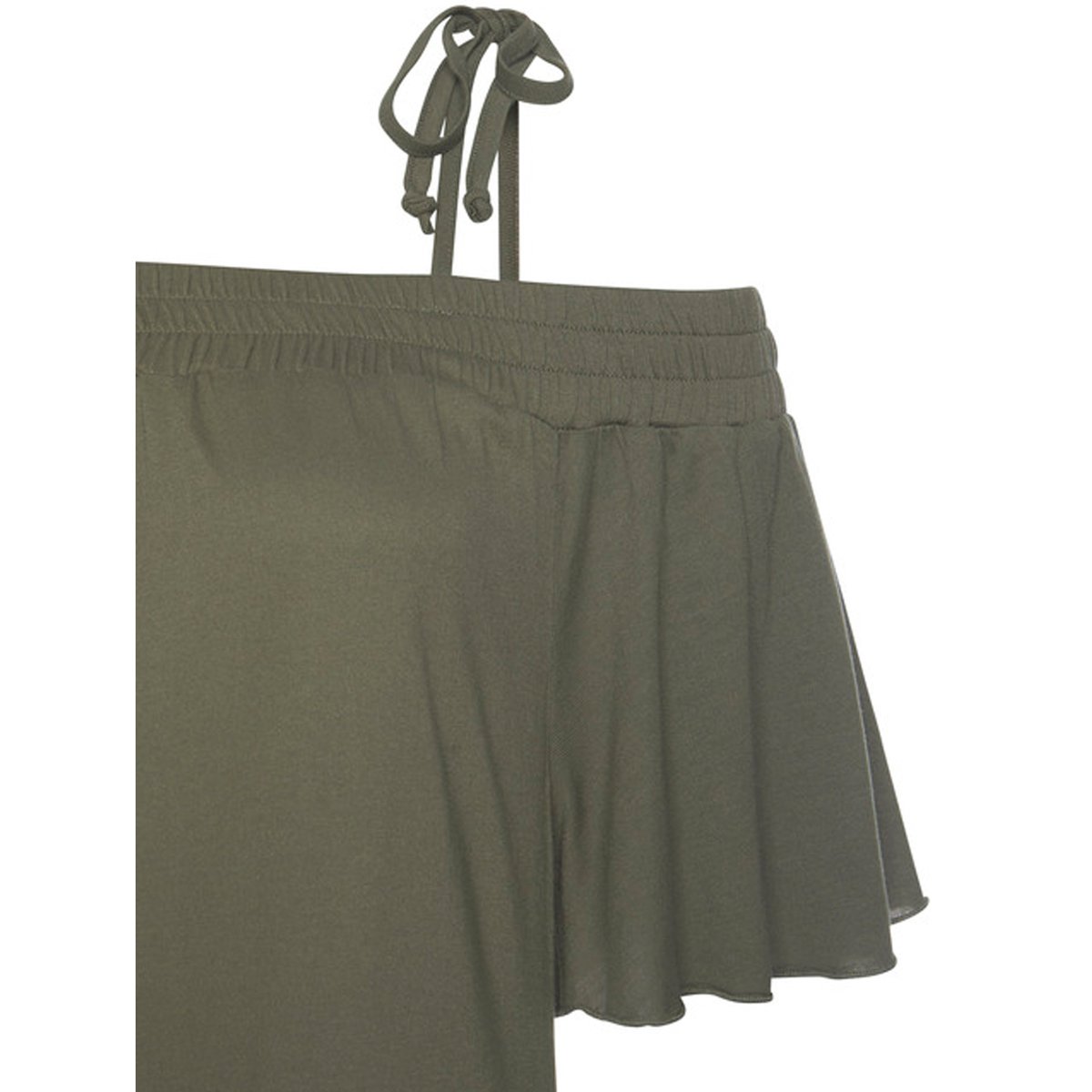 Robe estivale Carmen kaki, LASCANA