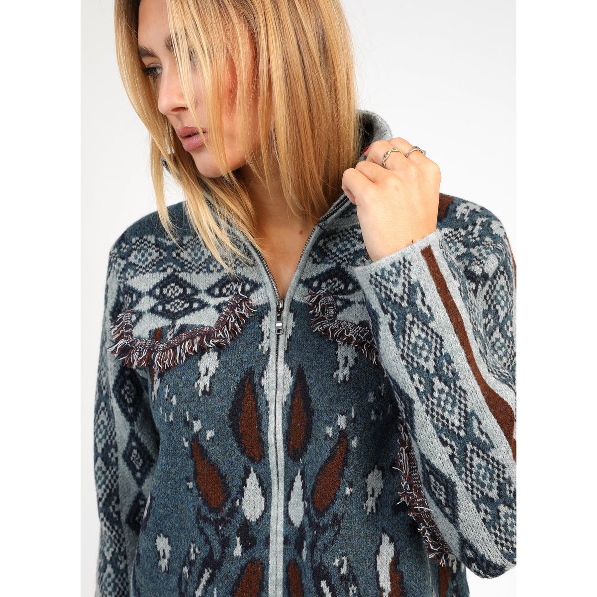 Gilet NAKARI bleu, AN'GE