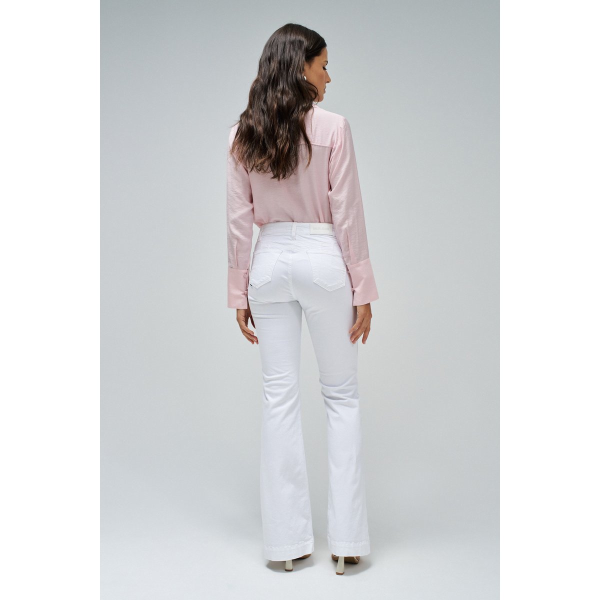 JEAN DESTINY PUSH UP FLARE blanc, SALSA JEANS