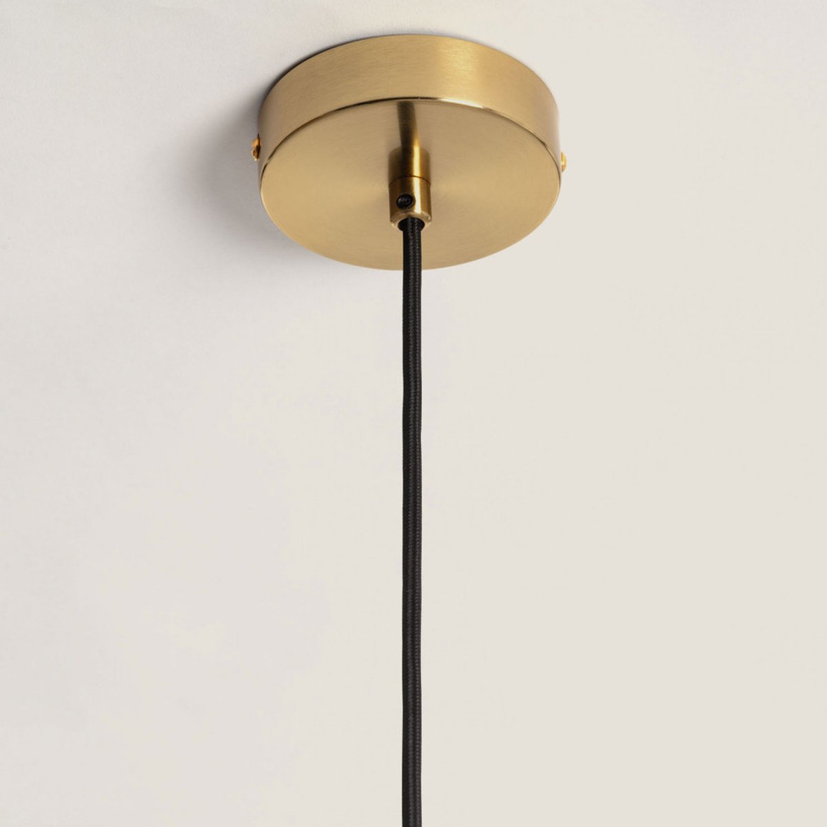 Suspension ronde en verre  34cm- NEYO verre ambré, DRAWER