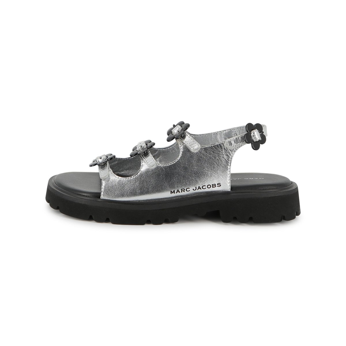 Sandales cuir de vachette silver, MARC JACOBS