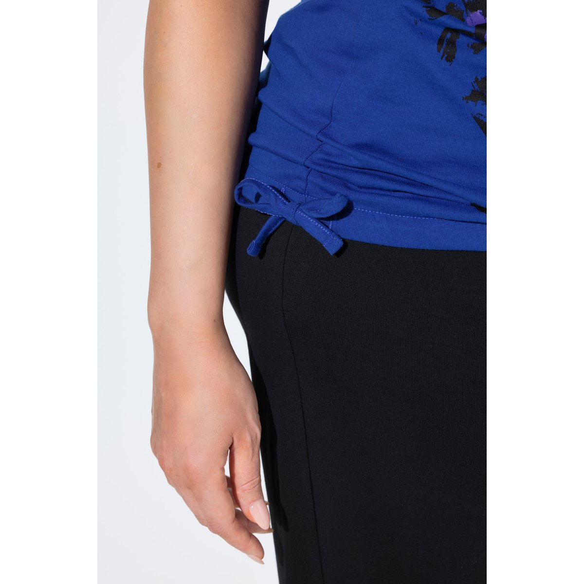 T-shirt oversize, imprimé à fleurs bleu roi, ULLA POPKEN
