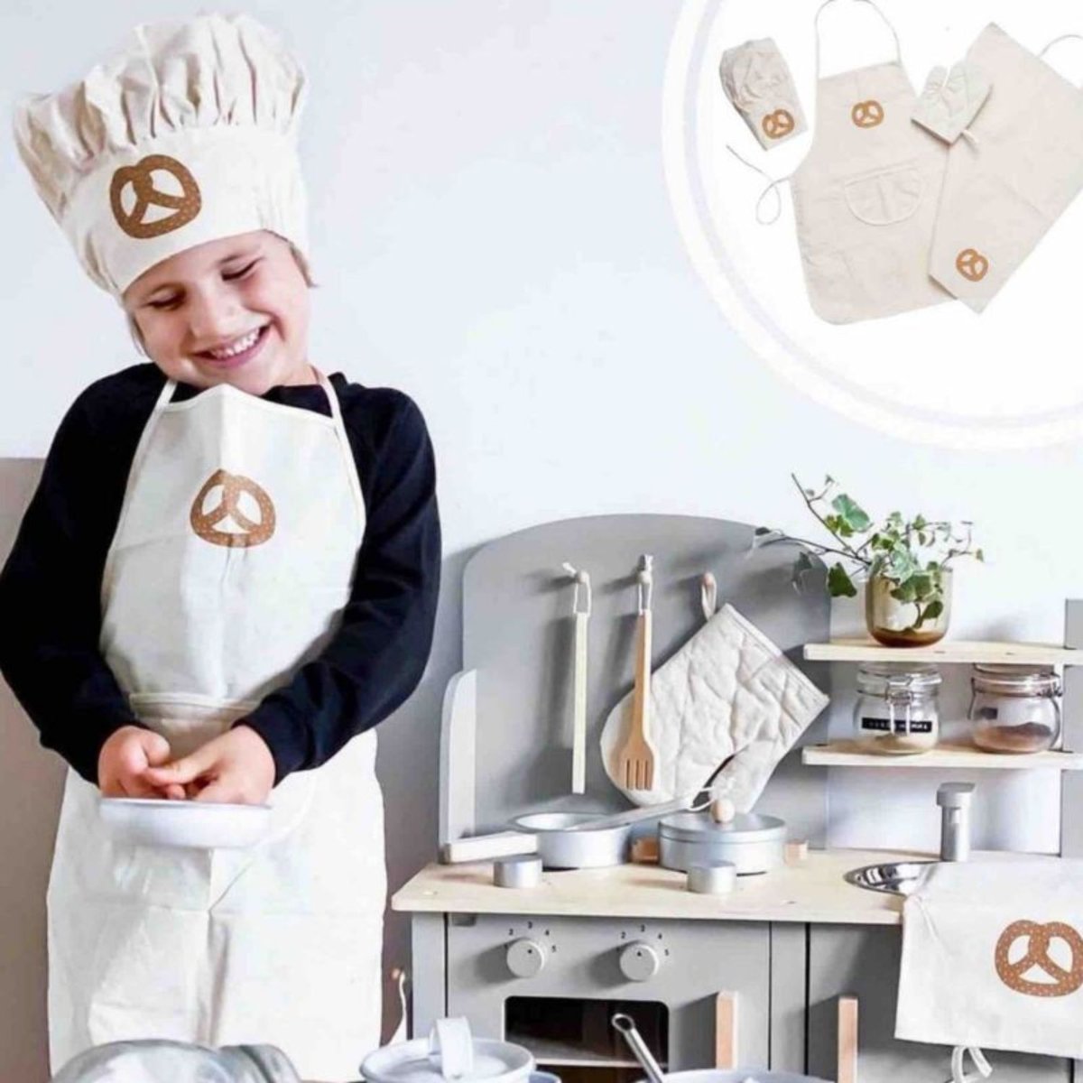 Tenue de chef cuisinier ecru, JABADABADO