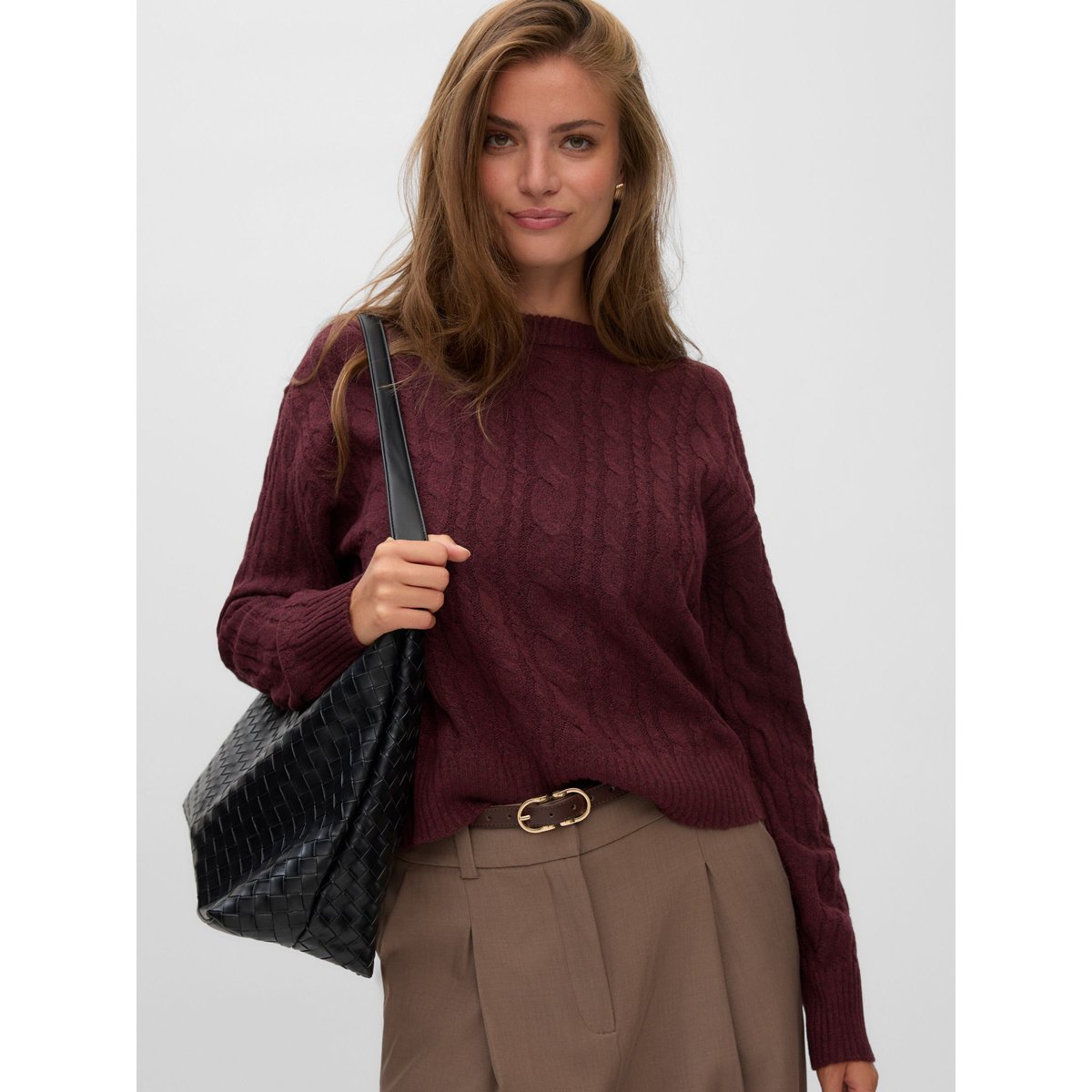 Pull windsor wine, VERO MODA