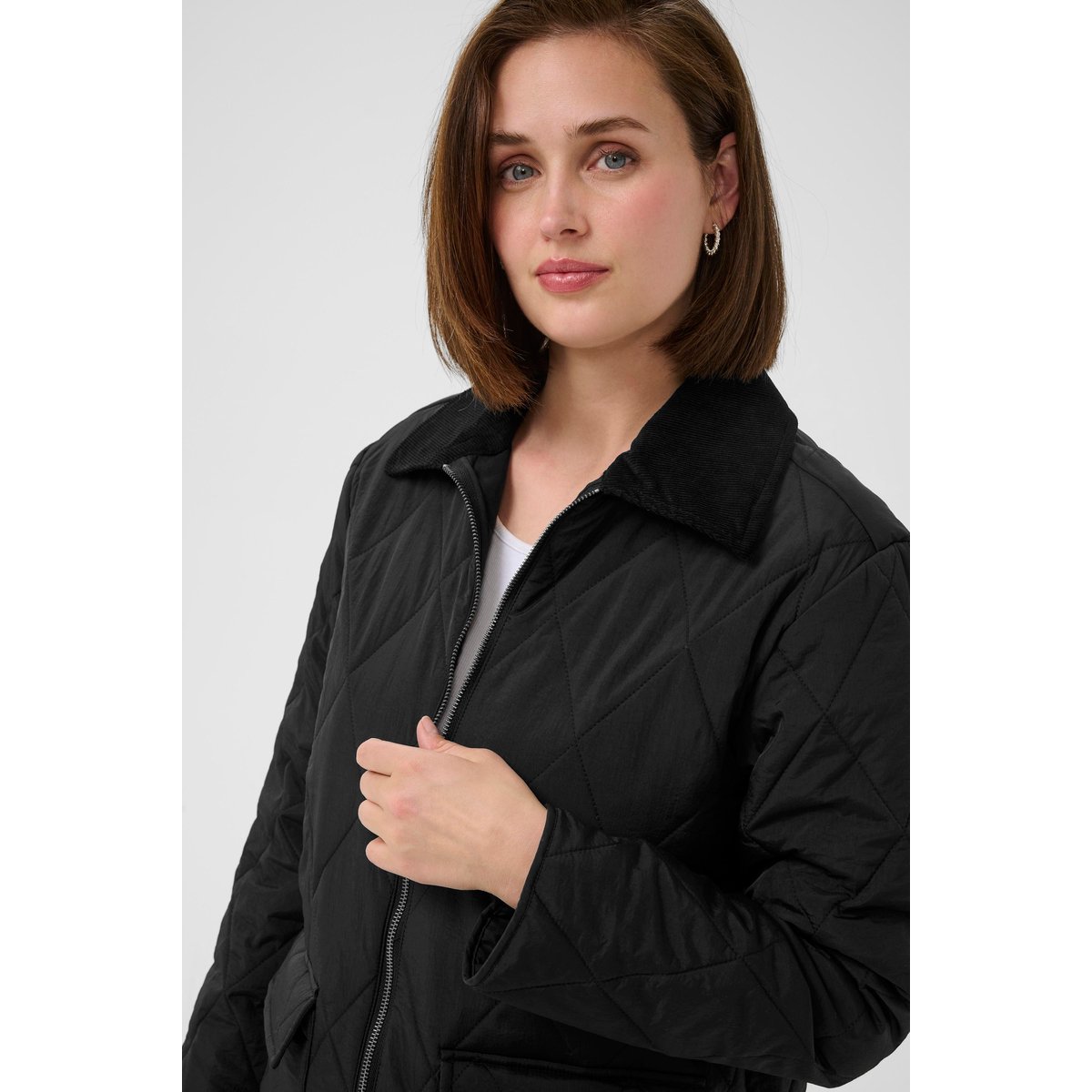 Manteau noir black deep, KAFFE