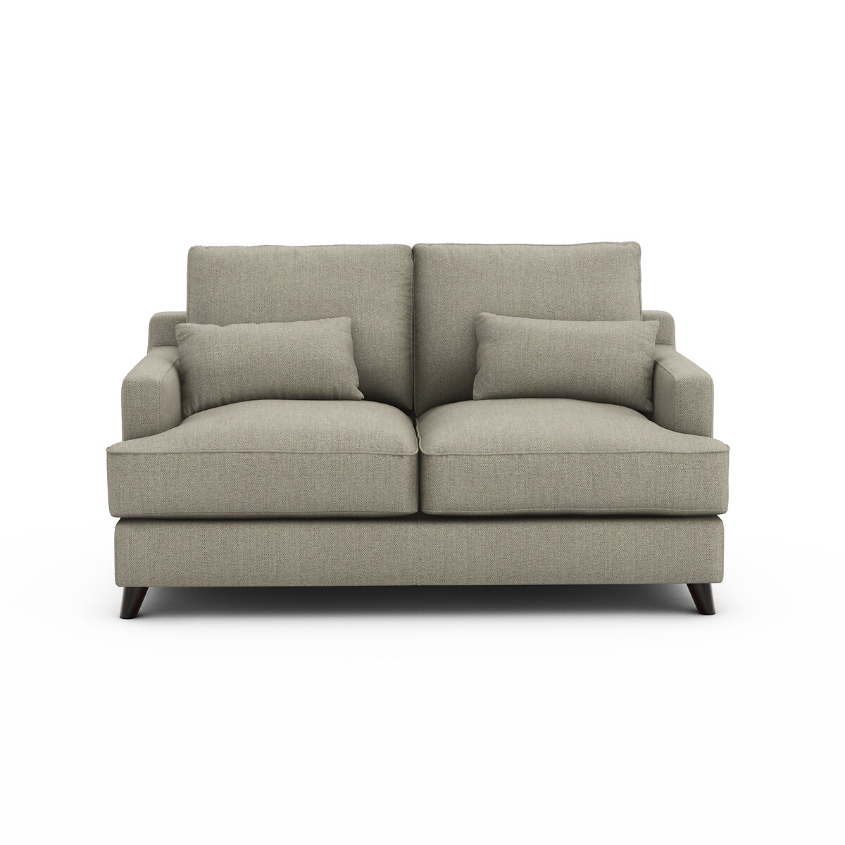 Canapé compact tweedé, Alwine naturel/gris clair, AM.PM