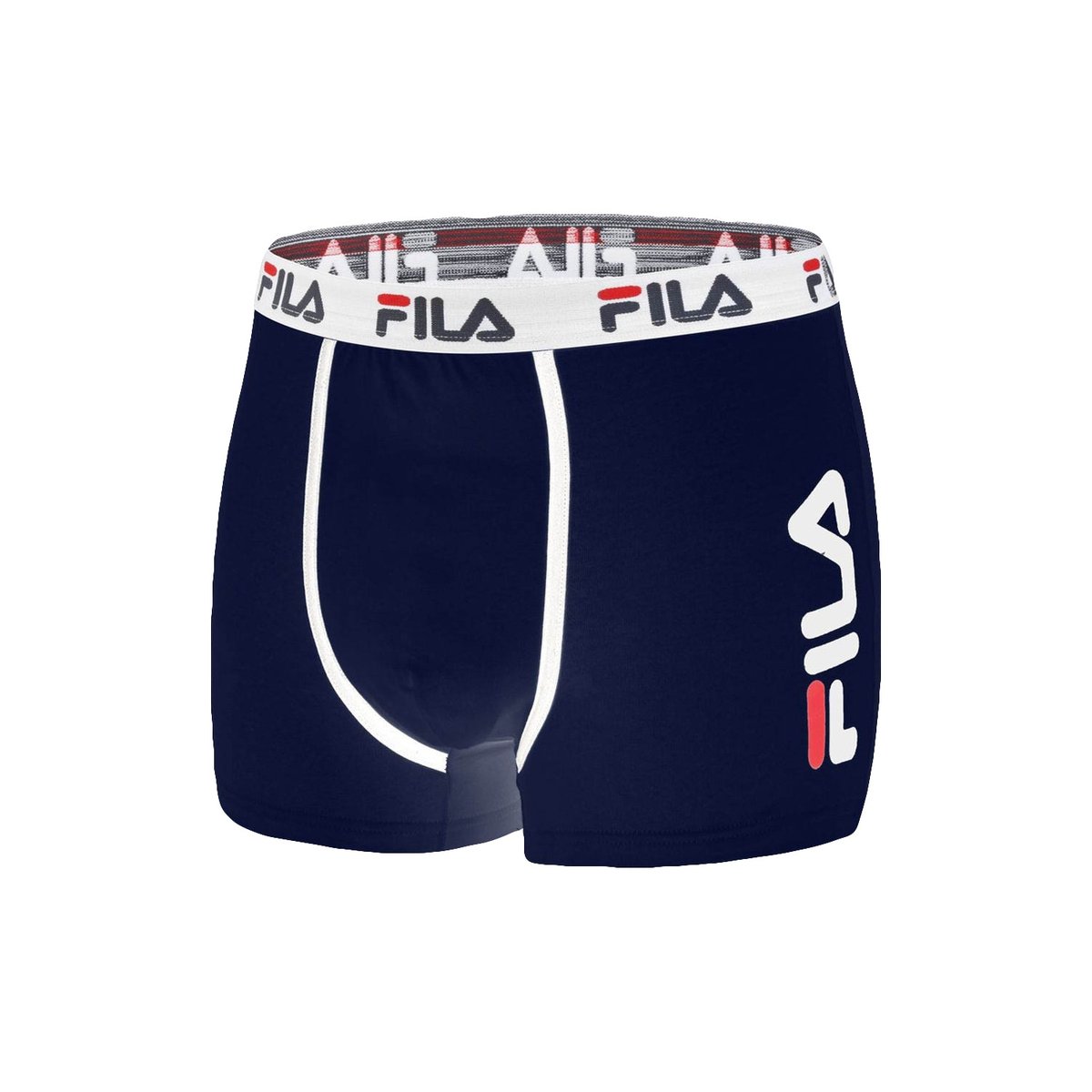 Lot De 4 Boxers Coton Uni Fu5040 navy, FILA