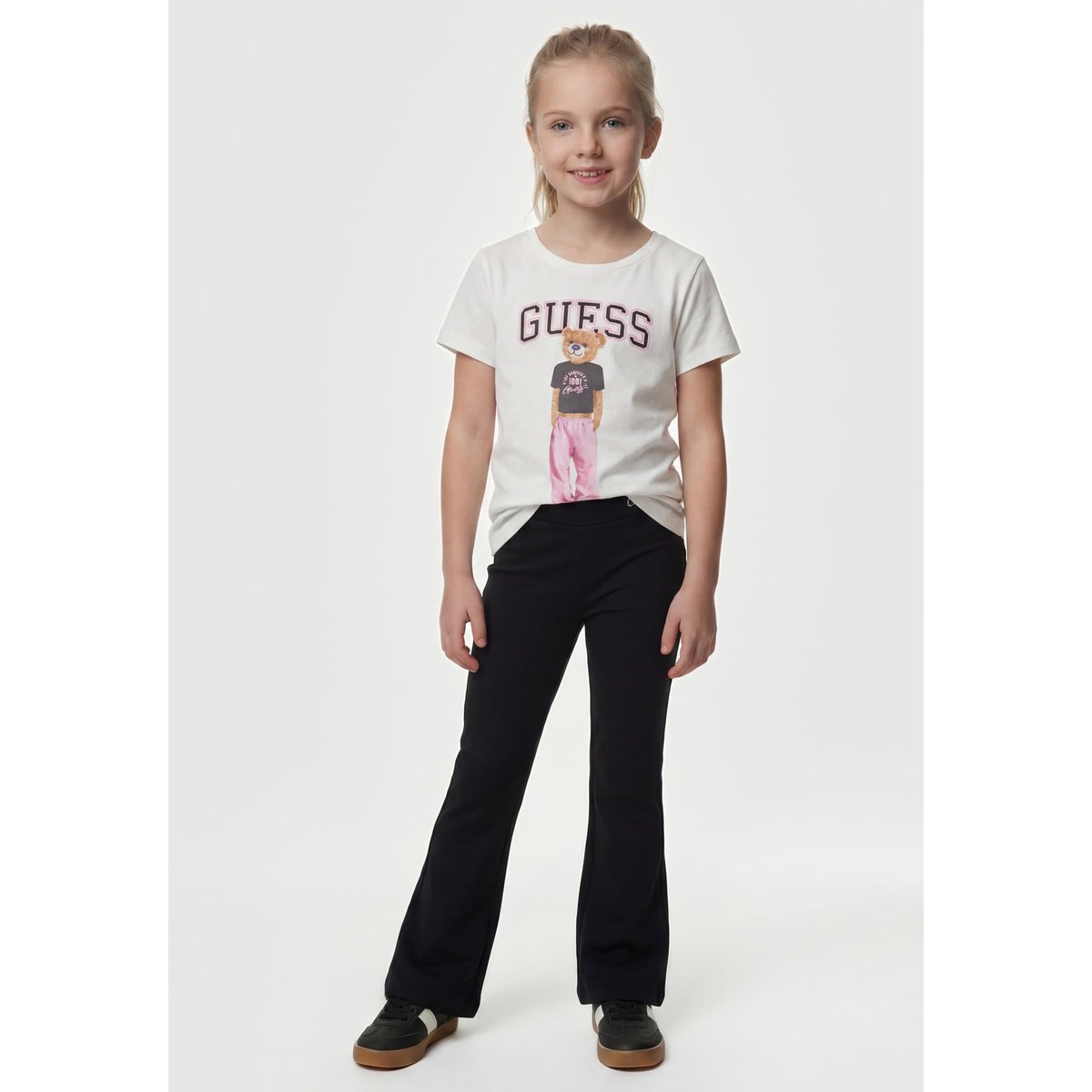 Pantalon Milano Flare-Leg noir, GUESS KIDS