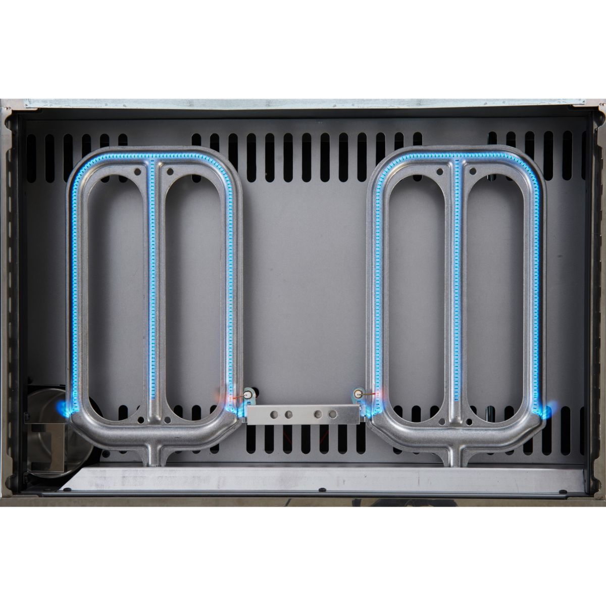 Plancha gaz BLUE FLAME EXLD 2 brûleurs sur chariot, 60x40 cm gris, CAMPINGAZ
