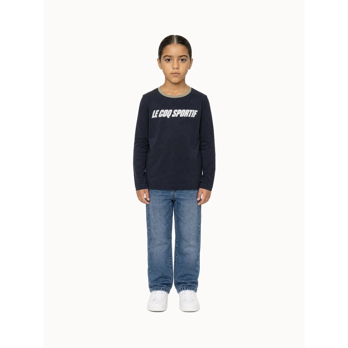 T-shirt manches longues Essentiels black light, LE COQ SPORTIF