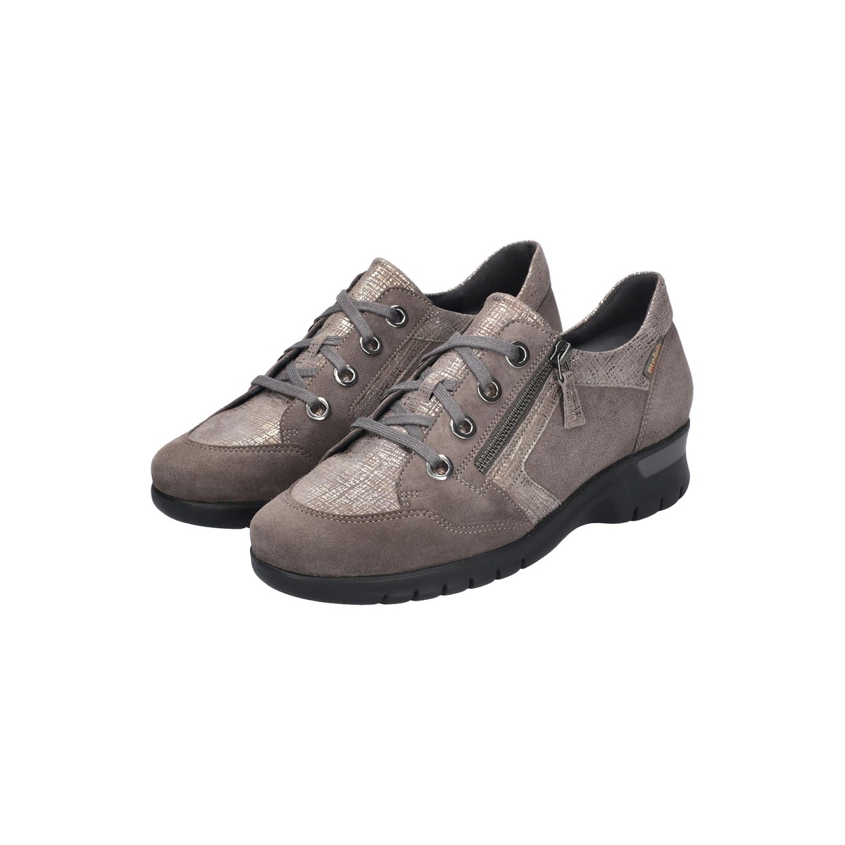 Baskets en cuir MONIKA taupe foncé 5140, MEPHISTO