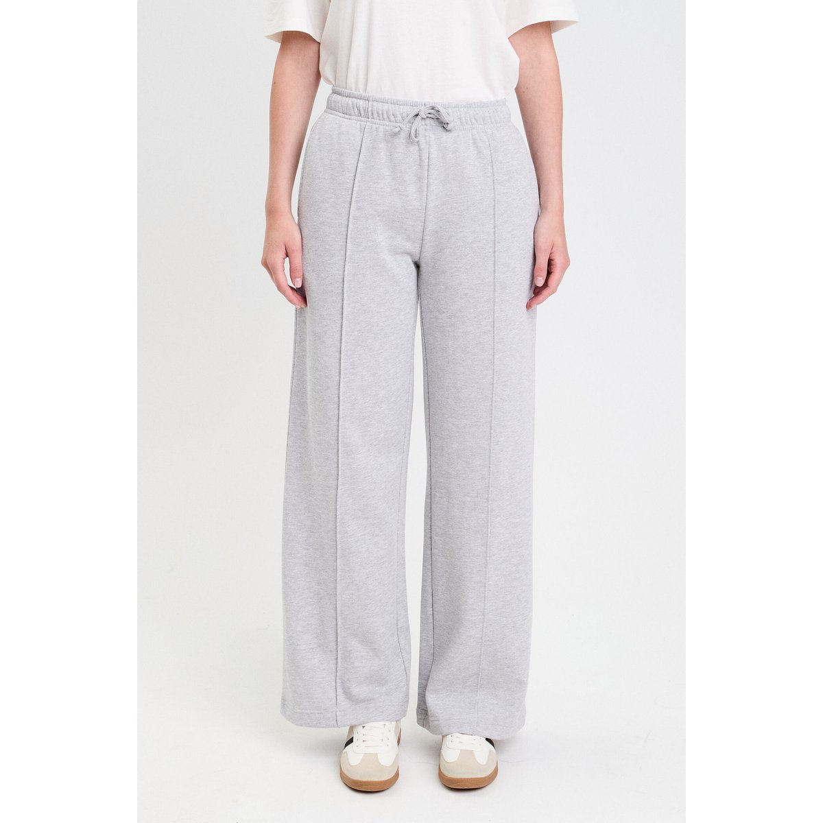 Pantalon large style jogging gris clair, CACHE CACHE