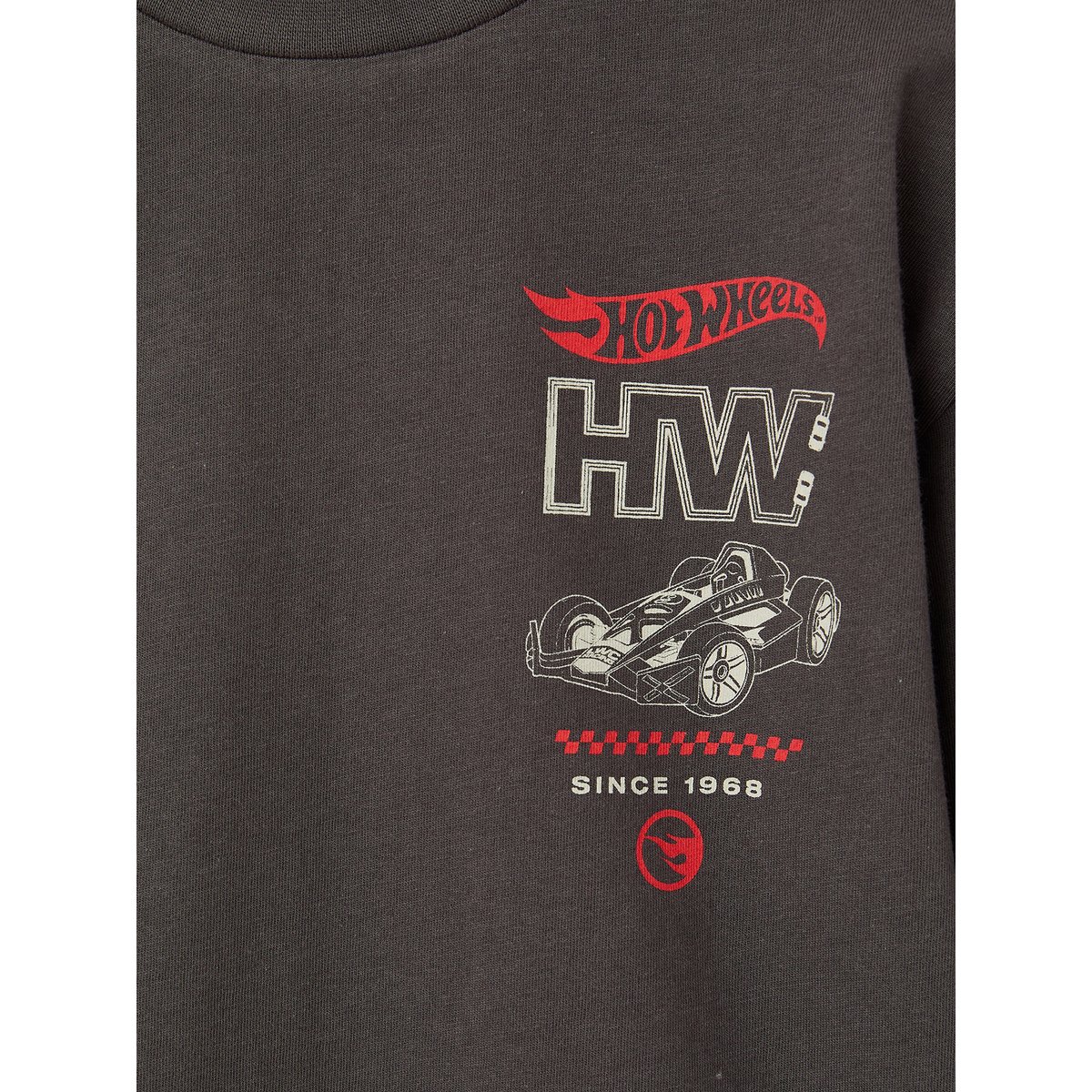 T-shirt manches longues Hot Wheels gris, VERTBAUDET