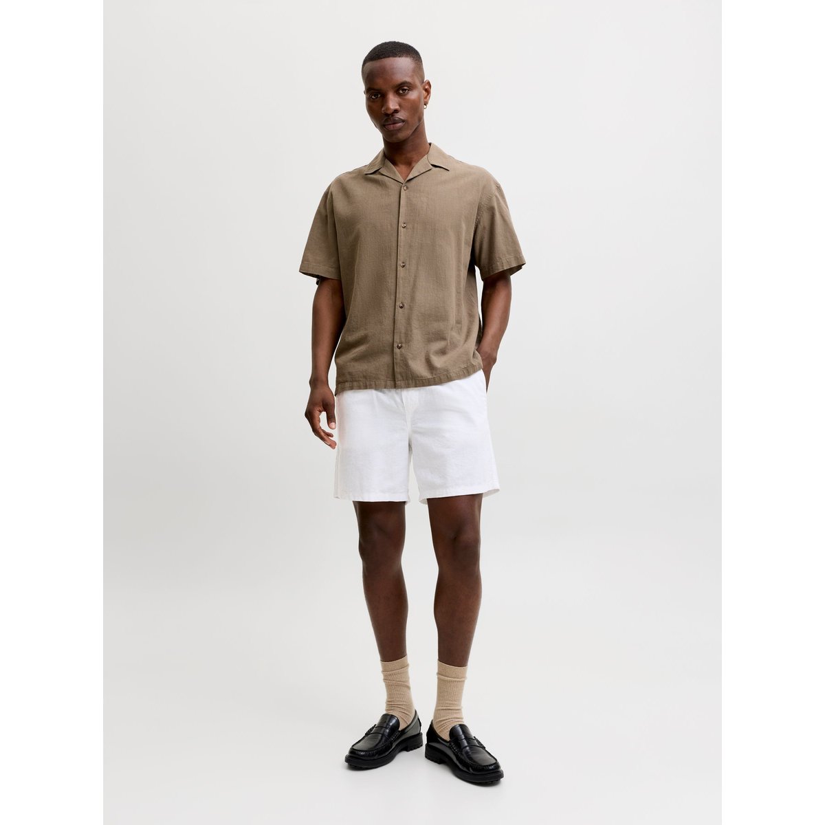 Short En Molleton white 1, JACK & JONES