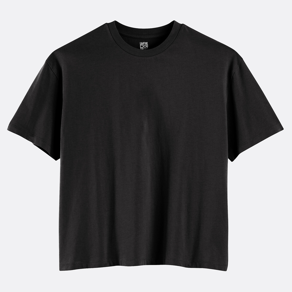 T-shirt loose, girocollo, maniche corte nero , LA REDOUTE COLLECTIONS